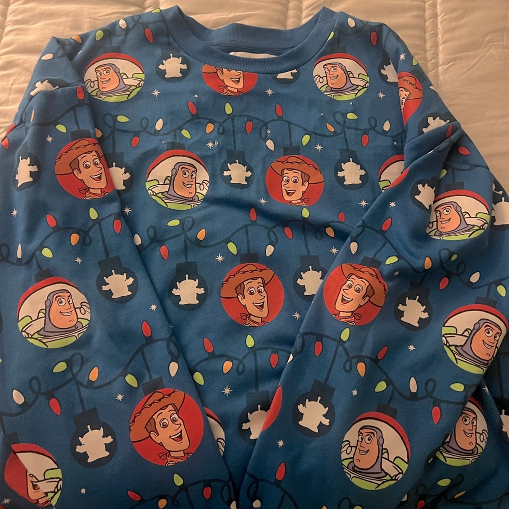 Toy Story Christmas sweatshirt lights up